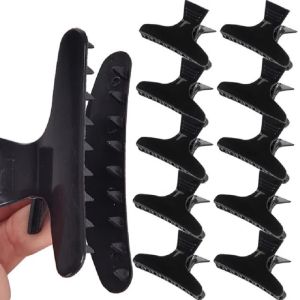 【Bubble Star】Butterfly Hair Clips Woman Girl Hairpins Styling Holding Tools Hair Section Claw Clamps Professional Salon Accessories Wholesale