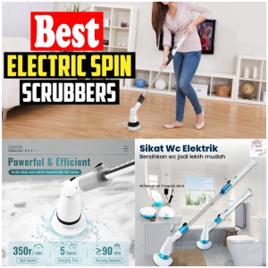 GO TaffHOME Sikat Kamar Mandi Elektrik Gagang Panjang - WQ8111