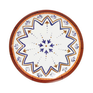 PRUMU Piring Aesthetic 8 inch - Piring Melamin - Piring Dessert - Piring Cantik - Piring Cafe P7808