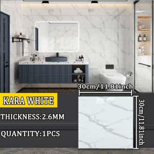 10PCS 30×60cm Marble Wallpaper adhesive Waterproof Oilproof decor wall PVC printed wallpaper