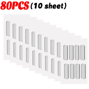 200PCS Silicone Self-Adhesive Cabinet Bumpers Strips Anti-collision Door Stop Buffer Pads Furniture Door Handle Bumper Protector Strips