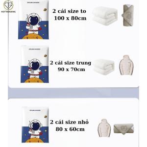 Combo 6 Cái Túi Đựng Quần Áo Chăn Mùng Gối Hút Chân Không Tiết Kiệm Nhiều Không Gian