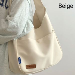 NAELIN Summer Student Casual Shoulder Underarm Bag Large-capacity Tote Bag Canvas Bag