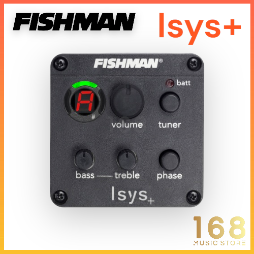 FISHMAN Isys+ ปิ๊กอัพกีตาร์โปร่ง (Isys Plus Onboard Preamp Pickup