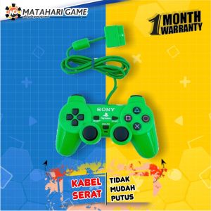 Stick Stik PS2 Kabel Serat Warna Merah Sony Playstation 2 Stik Getar