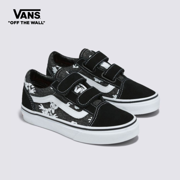 Disney X Vans Kids Old Skool V Sneakers Kids US Size BLACK VN000VHEBMB1 Lazada Singapore