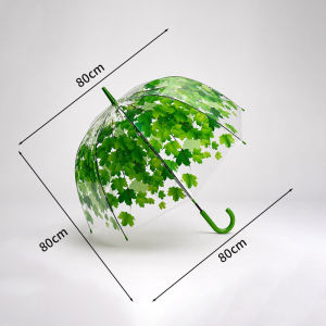 Transparent Umbrella Portable Compact Clear Umbrella with Stylish Design Lightweight Travel Umbrella for Women Men & Daily Outdoor Use