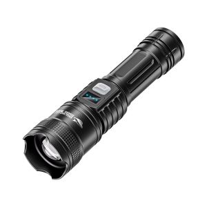 Outdoor Camping Torchlight Waterproof Hand Lamp Rechargeable Flashlight Super Bright Telescopic Zoom LED Flashlight