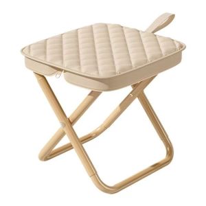 LOVWK Wear-resistant Portable Folding Stool Strong Load-bearing Water-proof Folding Camping Chair Easy To Carry Zipper Outdoor Small Stool Picnic