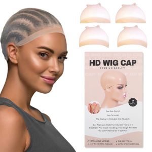 [Ready Stock+COD]  Hd Wig Cap Wig Hair Net HD Transparent Lace Invisible Stretch Stockings Net Cap Ready Stock Wholesale