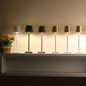 Rechargeable Table Lamp Waterproof IP54 USB Energy Saving Lighting Cordless Aluminum Body Portable Light Bedroom