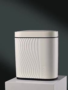 ถังขยะเซ็นเซอร์อัจฉริยะ   ถังขยะไฟฟ้าอัตโนมัติหรูหราสำหรับห้องน้ำที่มีช่องแคบ [ จัดส่งฟรี ]