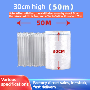 Inflatable Bubble Wrap Roll for Fragile Item Protection - Shockproof Packaging with Multiple Sizes Gulung Balut Gelembung Boleh Kembung untuk Perlindungan Barangan Mudah Pecah