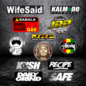005 Honda Click Version 2 125i decals / sticker for motorcycle parts and accessories