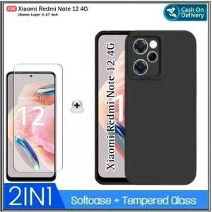 Paket 2IN1 Case Xiaomi Redmi Note 10 5G 10T 5G 10 PRO 5G Casing Premium Free Tempered Glass Layar