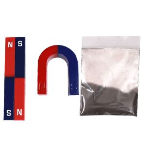 Magnet Set Edukasi 1 Set Magnet U Dan Batang Untuk Eksperimen Sains Alat Peraga Fisika SMP SD