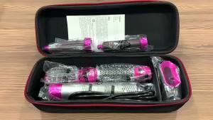 Multi-Functional 5-In-1 Straightening Iron Curling Iron Hot Comb Styling Set Hair Dryer And Electric Comb Hairdressing Tools
