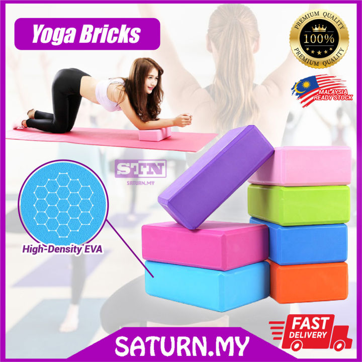 De Jure Fitness High Density EVA Yoga Block Yoga Brick for Improve