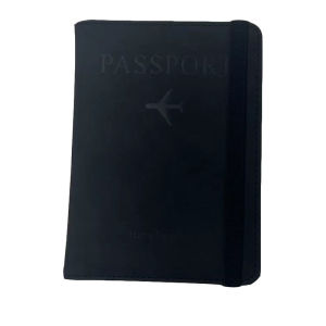 Pu Leather Passport Can Put Sim Card Rfid Multi-Function Passport Bag