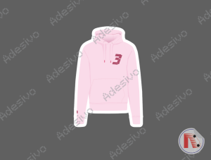 Daniel Ricciardo 3 Jacket (pink) Sticker / MATTE / Waterproof / Scratchproof