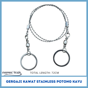 GERGAJI KAWAT GAGANG STAINLESS PEMOTONG KAYU PEMOTONG PIPA