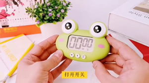 Digital Timer Cute Cartoon Animal Countdown-Timer Kitchen Alarm Clock Multifunction Time-Reminder-Digital Cooking Timer