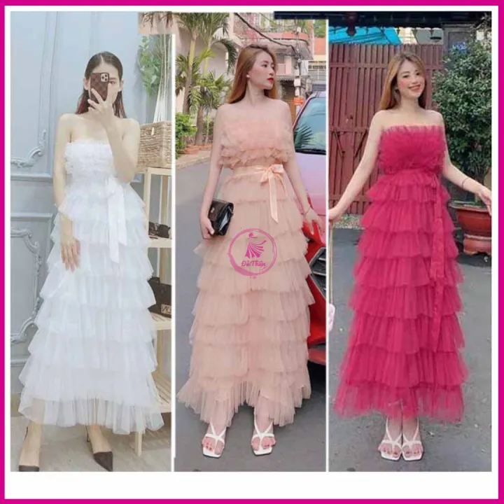 Mesh%20Floor%20Luxury%202-Line%20Dress%20-%20Maxi%20Lightweight%20Suitable%20for%20Beach%20Travel%20Du%20Thien%20Shop%20-%20Image%205