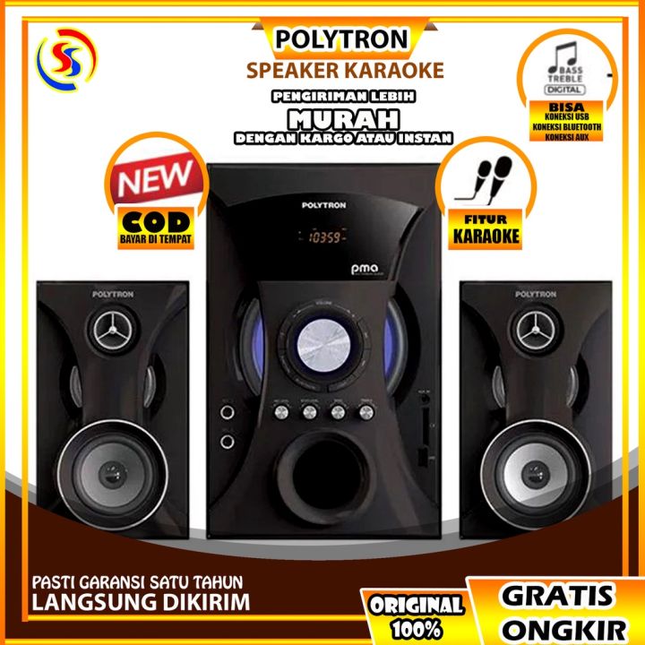 SPEAKER BLUETOOTH POLYTRON PMA 9525 DAN PMA 9310 100% ORI | Lazada ...