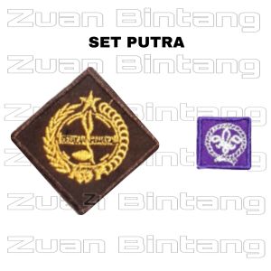 TANDA PELANTIKAN PRAMUKA BORDIR/TANDA PANDU DUNIA PRAMUKA BORDIR