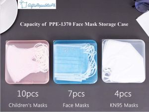 Face Mask Container Face Mask Protective Case Face Mask Storage Case for KN95 Surgical Masks Childrens Masks PPE-1370