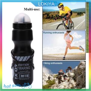 LOKIYA 750ML Portable Mountain Bike Bicycle Cycling Water Drink Bottle with Holder Cage