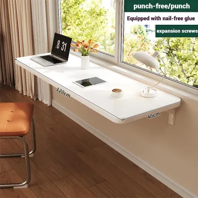 Foldable Table Wall-mounted Table Dining Table Computer Desk Kitchen Folding Table Space Saver Table