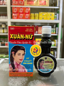 Xuân Nữ Bổ Huyết Vĩnh Quang chai 280ml Hỗ trợ điều hoà kinh nguyệt đau bụng kinh bổ máu cho Phụ Nữ