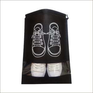 【ShopWithJoy】Travel Shoes Bag Shoe Organizer Storage Bag Drawstring Bag Non Woven Dustproof Beg Kasut Travel 防尘鞋袋