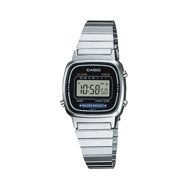 Casio Vintage LA670WA 1DF Silver Stainless Steel Strap Digital Watch for Women Lazada PH