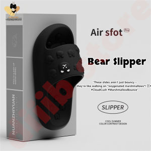 DS รองเท้าผู้หญิง รองเท้าแตะ วัสดุEVA น้ำหนักเบาหวิว นุ่มนิ่ม สวมใส่สบาย ไว้ใช้งานในบ้าน หรือสวมใส่ขนาดทำงานในอาคาร รองเท้าน่ารักออกแบบสวยงาม หนา3cm พื้นนุ่มใส่สบาย กันลื่น ลายหมีน่ารักๆ รองเท้า รองเท้าแตะ หญิง รองเท้าแตะผู้หญิง ไซส์ 36/37-44/45