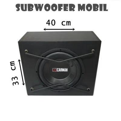 Subwoofer ACTIVE mobil / basstube active carman 10 inch suara mantap