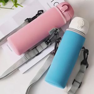 800/1000ML Water Bottle Carrier Bag Cup Cover Sleeve Holder Portable Bottle Case with Strap Water