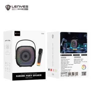 ( MY ACC ) LENYES S226 Speaker Bluetooth Portable Wireless Karaoke RGB Original