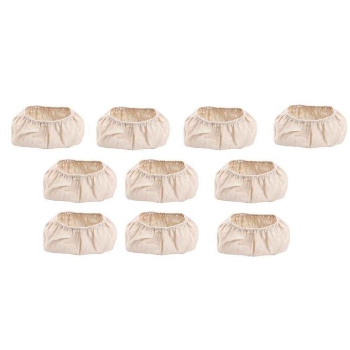 10Pcs Oval Shape Bread Proofing Basket Cover Natural Rattan Baking Dough Sourdough Proofing