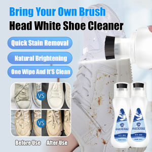 White Shoes Cleaner Foam Stain Yellowing Remover For Sneakers No Rinse Instant Refresh Sneaker Revitalizing Foam Specialized Whitening Cleaner For Mesh Shoes With Stain Shield