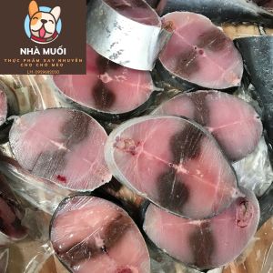 [Giao hỏa tốc] Cá ngừ nâu khoanh nạc 1kg - ít ruộtko đầu cá - thức ăn chó mèo - thức ăn cho thú cưng - pate tươi- cá ngừ - TPHCM