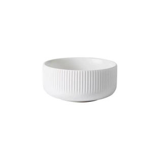 Nexlent White Ceramic Steak Plate Dining Serving Dish for Home Restaurant Nordic Style Tableware 1Pc