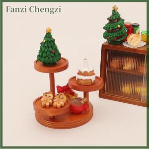 Fanzi 1 12 Dollhouse Multi-layer Storage Rack Round Tray Rack Display Rack Doll Home Furniture Decor Toy