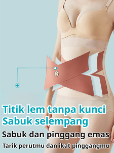 Sabuk Perut Cross Fitness Pelangsing Pinggang Sabuk Pembentuk Tanpa Jahitan Pelatih Pinggang Bernapas