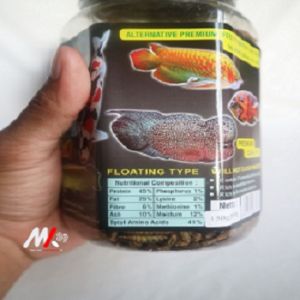 AKARI MAGGOT PRO 130 gram Pakan ikan Arowana Koi Louhan Bisa Bayar Di Tempat