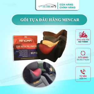 Gối tựa đầu ô tô bằng cao su non hình chữ U chính hãng Mincar