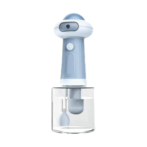 BEBA Portable Smart Dog Soap Dispenser Easy to Clean Automatic Press Dog Washing Bubbler Smart USB Charging Quick Foam Machine for 1.7W/1300mAh Portable