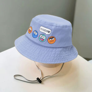 หมวกบักเก็ตกันแดด 2-5 ขวบ หมวกเด็ก กันลม กันแดด หมวกแฟชั่น Bucket มีสายคล้องคาง ปรับได้ childrens cap