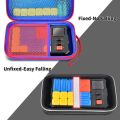 casmilee Case Compatible with Giiker Super Slide Brain Games, Brain Teaser Puzzles Organizer Storage Bag, Flow Slider Puzzle Game Holder (Blue). 